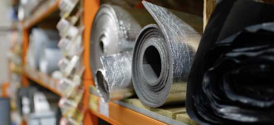 Auswal an Dämmstoffen Dämmmaterialien